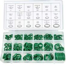 270pcs 18 Sizes Rubber Air Conditioning O Rings Universal Car Auto Repair Tools Refrigerant Ring Sets With Plastic Box Kit Set