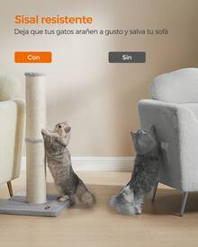 Feandrea Cat Trees & Condos - Grey - View 5