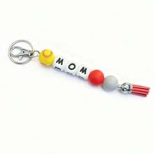 1pc Personalized Sports Name Keychain, Sports Backpack Pendant, Customized Name Keychain, Football/Volleyball/Basketball/Tennis Keychain