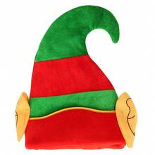 1pc Hat, Christmas Bell Curved Horn New Christmas Hat, Holiday Party Funny Hat, Holiday Costume Christmas Hat - Multicolor - View 5