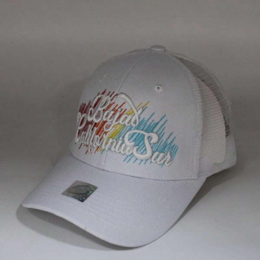 Gorra  Casual    Acrílico    Bordado - Blanco - Ver 1