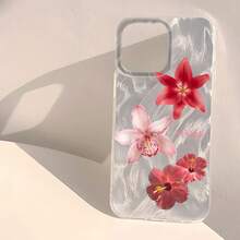 1 Funda de Teléfono Transparente IMD Suave con Patrón de Slogan Floral, Impermeable, Antihuellas, Resistente a los Arañazos, Adecuada para  16/16 Plus /  15, 15 Plus,  15, 15 Pro, 15, 14 Plus... Funda de Teléfono de Moda, Funda de Teléfono con Cordón, Funda de Teléfono con Estampado de Leopardo, Funda de Teléfono a Prueba de Golpes, Funda de Teléfono Linda de Apple - Colores mixtos - Ver 5