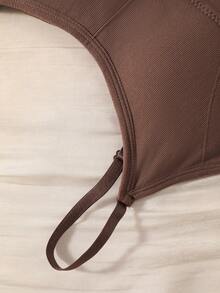 3pcs/Set Women's Breathable Wireless Removable Pad Backless Bra