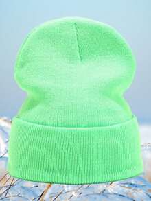 Winter Warm Boys' And Girls' Knitted Hats Cute Knitted Hats Children's Knitted Hats Youth Knitted Hats Outdoor Windproof Hats Customized Photo Logo - A - View 8