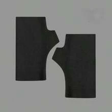 New Women's Autumn/Winter Fleece Fingerless Gloves, Suitable For Parties - Black - View 10