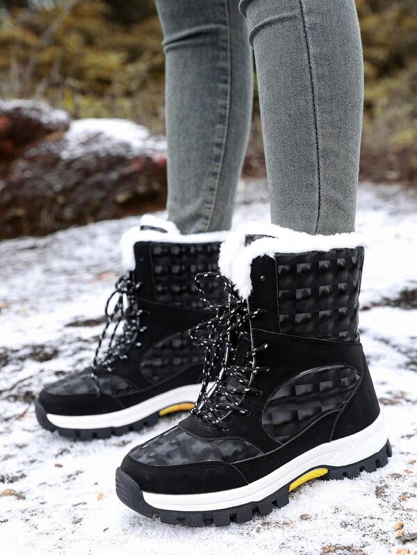 بوت ثلج نسائية دافئة مبطنة بالحرارة عالية الأعلى متعددة الاستخدامات، بوت نسائية للتنزه مضادة للانزلاق، بوت نسائية طويلة الأعلى مضادة للانزلاق مقاس كبير جديدة للشتاء مبطنة بالحرارة سميكة، بوت نسائية طويلة، بوت ثلج نسائية دافئة عصرية، بوت تنزه نسائية للشتاء، بوت نسائية سوداء، بوت نسائية متوسطة الطول مربوطة، بوت سفر نسائية سميكة الأسطح ذات طراز قديم