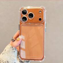 Ốp điện thoại TPU trong suốt màu trơn, chống sốc, cơ bản, 1 chiếc, tương thích với Apple 17/17e/17 Pro/17 Pro Max, bảo vệ bốn góc, chống sốc, chống trầy xước, ốp điện thoại trong suốt, tương thích với iPhone 17, 16, 15, 14, 13, 12, 11 PRO MAX Plus, SE, 7, 8 Plus, ốp điện thoại Apple, chống rơi, quà tặng sinh nhật, quà tặng kỷ niệm. - Trong sáng - Xem 2