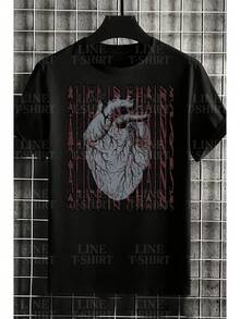 Alice In Chains Rock Band T-Shirt, Grunge, International Music, Unisex, Men's/Women's, 100% Cotton, Top Premium Streetwear, New Release, Immediate Shipping, Various Colors!! Plus Size - 愛麗絲囚徒4 - 查看 1