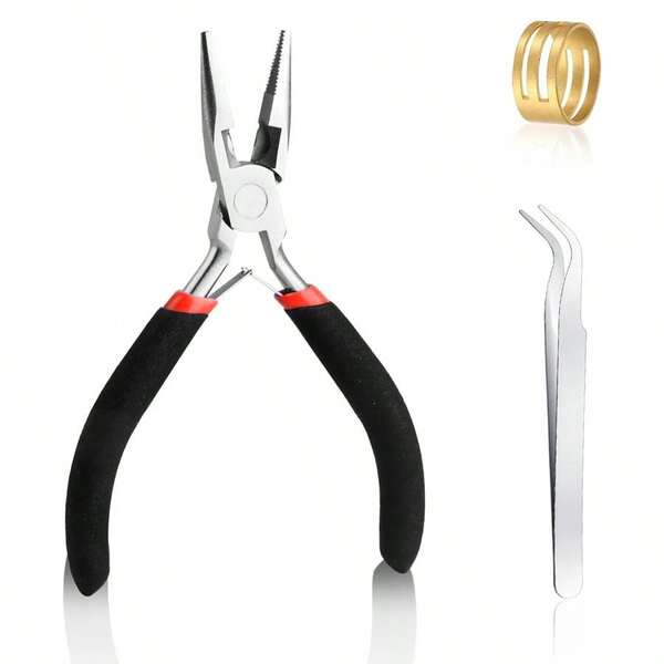 Alicates de punta de aguja, alicates de alambre para la producción de joyería, alicates de nariz curva, alicates de nariz redonda, alicates de corte de extremos para joyería, alicates de nariz de aguja/cadena para la producción de joyería, alicates de punta de aguja para la producción de joyería, mangos mate para herramientas de joyería, alicates de punta de aguja y mangos mate para herramientas de producción de joyería artesanal