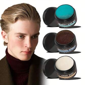 完美造型旅行套装，三合一发蜡、发泥和发胶！每罐15克，打造独特造型，哑光质感，尽显个性魅力。小巧便携，旅行理想之选。