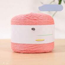 1 Roll/100g Soft Premium Yarn, 16-Ply Medium Thickness - Pastel Colors (Pink, Purple, Yellow, White) - Perfect For Knitting Scarves, Gloves, Sweaters, Hats, Bags And DIY Crafts, Handmade Yarn | Pastel Yarn | Soft Texture - Multicolor - View 23