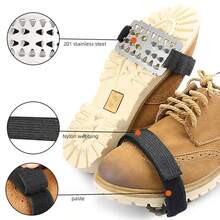 2pcs Adjustable Stainless Steel Snow Claw Ice Grippers With System - Heavy-Duty Winter Climbing, Walking, Driving Grips, Corrosion-Resistant, Ideal For Snowy/Rainy Conditions, Snow Gripper | Ergonomic Design | Durable Construction - Multicolor - View 7
