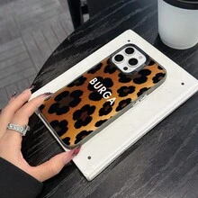 Colorful Silver Apple Phone CaseBurga Leopard Print DesignCompatible With  11 To  17 Models The Cases Lens Protection Function Ensures The Camera Remains Undamaged During Shooting  Guaranteeing Image Quality - Black - View 5