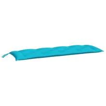 vidaXL Gartenbank-Auflagen 2 Stück Türkis 150x50x7 Cm Stoff - Green - View 5