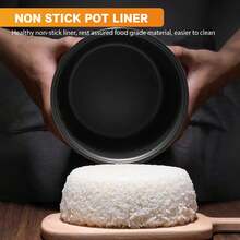 Stainless Steel Household Rice Cooker With 5 Liter Capacity, 700 W Power, Multifunctional, Can Be Used As A Rice Cooker, Steamer, Slow Cooker, Etc. - 查看 4