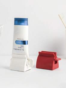 2个装手动牙膏挤压器 - 多用途分配器，适用于化妆品和洗面奶，壁挂式夹子，易于挤压设计，浴室收纳，适合家庭和儿童（乔迁新居必备） - 彩色 - 查看 10