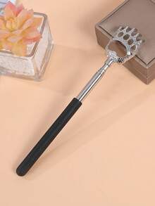1/3/6pcs Bear Claw Stainless Steel Telescopic Back Scratcher, Portable Retractable Back Itch Reliever With Comfortable Rubber Handle, Perfect For Thanksgiving, Birthday And Christmas Gifts, Christmas Stocking Stuffers, Christmas Gifts, Birthday Gifts, Men's Christmas Stocking Stuffers, Men's Christmas Gifts - Multicolor - View 9