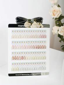 Christmas Gift 60 Color Butterfly Acrylic Detachable Magnetic Nail Swatch Display Board Nail Art UV And Oil Glue Display Comparison Effect Plate Nail Color Testing Showing Card Magnetic Nail Art Color Palett - Multicolor - View 3