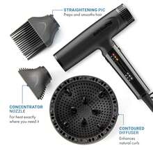 babyliss 纳米钛光离子吹风机 黑色 1 支 - 黑色 - 查看 3