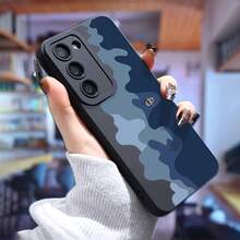 Funda de Teléfono Wave Line Adecuada para Samsung Galaxy S24 Ultra/S23+/S22/S21 Series, Resistente a Impactos, Antideslizante, Ligera, Nuevo Diseño de  de Moda, Funda Protectora Suave de TPU de Alta Calidad - Colores mixtos - Ver 1