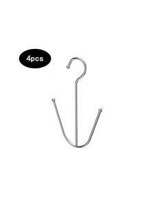 1-20pcs Stainless Steel Shoe Drying Rack, Household Shoe Drying Rack, Outdoor Balcony Windproof Hook, Drying Rack