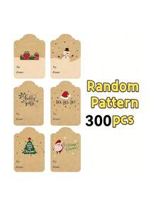 20 Stück/30 Stück/50 Stück Weihnachtsanhänger, Weihnachtsmann Aufkleber - selbstklebende Feiertags-Geschenkdekoration Etiketten für Weihnachtsgeschenke, Weihnachtsdekoration, Weihnachtspyjamas, Weihnachtsgeschenke, Weihnachtsdekoration - Verschiedenfarbig - Übersicht 12
