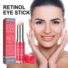 EELHOE Retinol Anti-Wrinkle Eye Cream Stick Anti-Aging Remove Dark Circles Relieve Edema Fade Eye Lines Lifting Firming Skin Moisturizing Nourishing Eye Cream - 粉色 - 查看 9