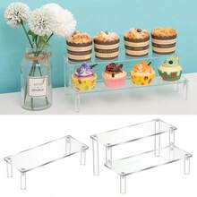 Acrylic Display Stand Clear Perspex Retail Shop Tier Nail Varnish Riser - Transparent - View 9
