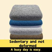 单件式波西米亚风花卉餐椅垫 - 加厚防滑座椅套，带系带，适合全年家居和办公装饰，波西米亚风格地垫