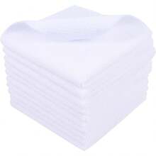 Microfiber Dish Cloth For Washing Dishes, 2025  Kitchen Cleaning Cloths, 5 Color Assorted 12Inchx12Inch 10 Pack - White - View 1