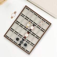 Boîtes à montres - Gris, couleur noyer - Voir 5