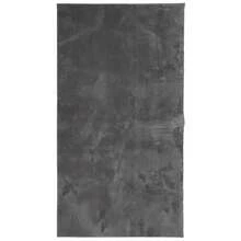 vidaXL Teppich HUARTE Kurzflor Weich Und Waschbar Anthrazit 80x150 cm - Grigio - Visualizzare 2