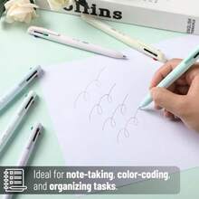 Mr. Pen Ballpoint Multicolor Pen In One 4in1 6 Pack Colorful Ink Retractable Multi Color Pens All In One - Multicolor - View 5