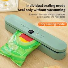 RAF Portable Automatic Vacuum Sealer Machine, Kitchen Food Preservation, Vacuum Bags, Suitable For Dry & Wet Food Preservation And Snack Bag Sealing, Wireless Vacuum Sealer, Suitable For Outdoor Camping/Picnic, Kitchen Appliances - Multicolor 3 - View 4