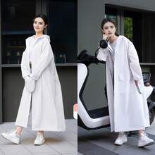 Impermeabile alla moda, impermeabile da donna e da uomo, impermeabile spesso e impermeabile, impermeabile universale per donne e uomini, poncho da pioggia per viaggi, arrampicata e guida, poncho antivento, giacca antipioggia impermeabile, impermeabile lungo e impermeabile, impermeabile multifunzionale per attività all'aperto, giacca antipioggia per ciclismo, viaggi e arrampicata