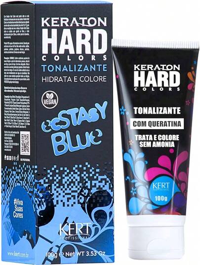 Tonalizante Kert Keraton Hard Colors e Neon Colors 100g Vegano