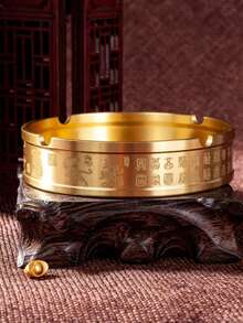 1 Stück kreative reine Kupfer Fünf Tiger Aschenbecher, Heimdekoration, Hotel, Bar, Büro Schreibtisch Zubehör, Haushaltsornament, Hausgeschenk, geeignet für Zuhause, Hotel, Bar, Büro, Aschenbecher, Heimdekoration, Haushaltsartikel, am erschwinglichsten, perfektes Urlaubsgeschenk, hochwertiger moderner Aschenbecher für Wohnzimmer, Büroschreibtisch - Verschiedenfarbig - Übersicht 4