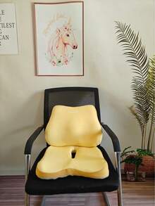 2件套人体工学座垫及腰部支撑套装 | 旨在改善坐姿 | 提升驾驶视野，长时间坐姿舒适 | 柔软记忆海绵提供支撑 | 适用于办公室、汽车和卡车