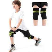 1pc Kids Knee Pad, Youth Breathable Elastic Knee Brace, Anti-Slip Padded SBR Knee Protector For Volleyball Dance Running Skating Basketball Football Sports - Multicolor - View 13