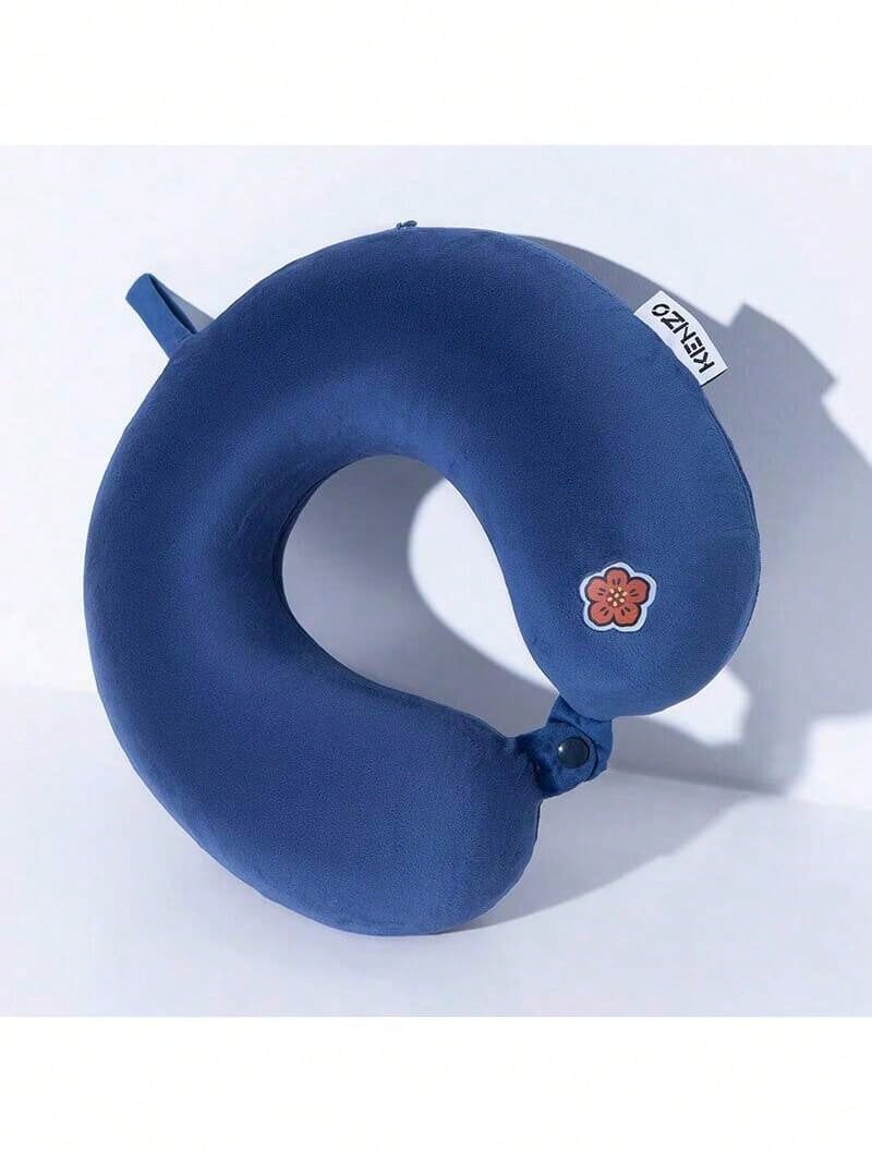 Kenzo KZX-009 Neck Relief Pillow - Made With Premium Memory Foam Material And Low-Rebound Technology. Ergonomically Designed For Everyday Use. - Dark Blue - View 1