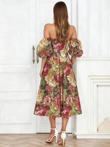 Women's Elegant Long Dresses For Party, Formal Evening Gown - Red - View 2