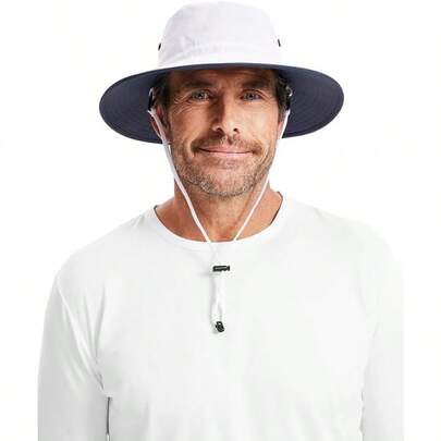 Traveller Broad Brim Sun Hat Upf50+ UV Protection Sun Protective Hat For Men