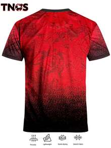 这款英格兰男士足球球衣和英格兰青年圆领舒适运动上衣，饰有火焰鸟和凤凰印花，适合欧洲足球比赛、足球训练、日常健身和休闲场合，具有纪念价值，是英格兰足球迷的理想选择。 - 紅色 - 查看 3