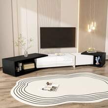 Television Stands & Entertainment Centers - Black,Marble,White - View 7