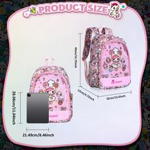 Tokidoki Ita Bag With 4PCS Unicorno Brooch Pin Tokidoki Backpack With Insert For Anime Cosplay - 粉色 - 查看 2
