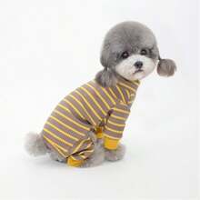 1 pieza Nueva ropa para mascotas, ropa de 4 patas para perros pequeños como Teddy, Pomerania, gatos, cómoda y transpirable ropa de dormir casual, adecuada para primavera, otoño e invierno