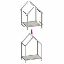 Firewood Rack Black 40x25x60 Cm Cold-Rolled Steel - Black - View 9