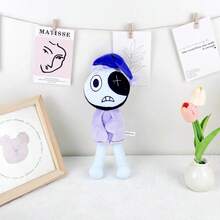 Dandy's World Designer Collaboration Plush Doll - Artistic Collection Level Doll Set, Christmas Party Decoration/Thanksgiving Warm Gift, High Quality Suede Material With Abstract Design,  Youth Social Sharing Item - Màu xanh lam - Xem 5