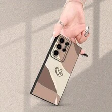 Funda de Teléfono Personalizada con Patrón de Corazón Creativo y Moderno, Textura Mate para Samsung y para Galaxy S20FE/S21FE/S23/S23ULTRA/S23PLUS/S23FE/A52/A54/A53/A14/A25/A34/A05S/A15 (Regalo de Cumpleaños, Regalo Sorpresa para Novia, Familia, Amigos, Novio), Accesorios de Moda, Funda Estética, Diseño de Moda, Tacto Suave, Cubierta Duradera, Funda de Teléfono, Regalo Familiar, para Amigos - Colores mixtos - Ver 6