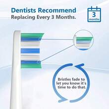 Replacement Toothbrush Heads For  Sonicare Electric Toothbrush Click-On Handles 10 Pack White (Blue, 1 Count (Pack Of 10)){Inchcolor_nameinch:InchBlueinch,Inchsize_nameinch:Inch1Count(Packof10)Inch} - Blue - View 5